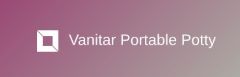 Vanitar Portable Potty